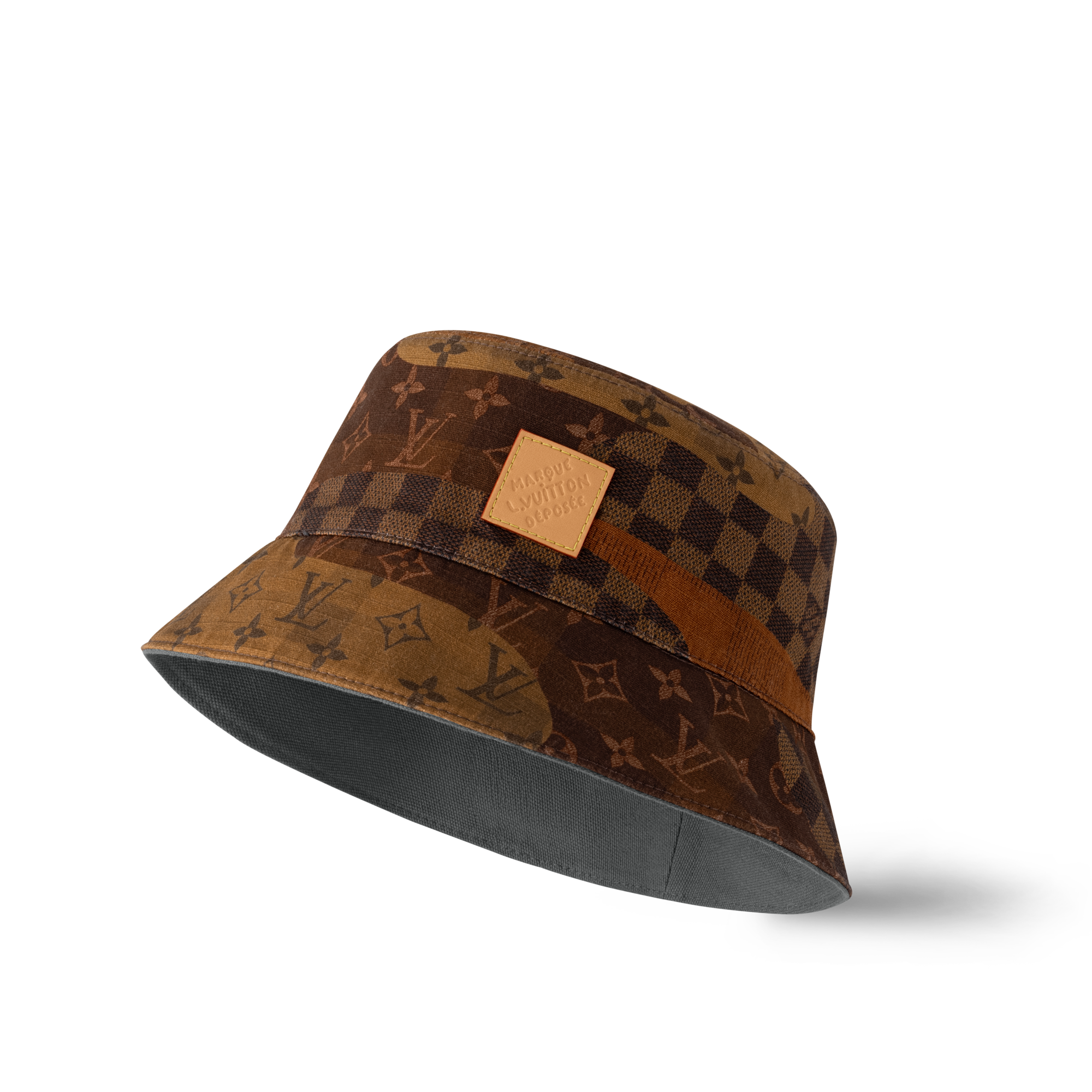 帽子 LOUIS VUITTON REVERSIBLE BUCKET HAT Monogram Landscape Reversible Bucket Hat S00 - Men